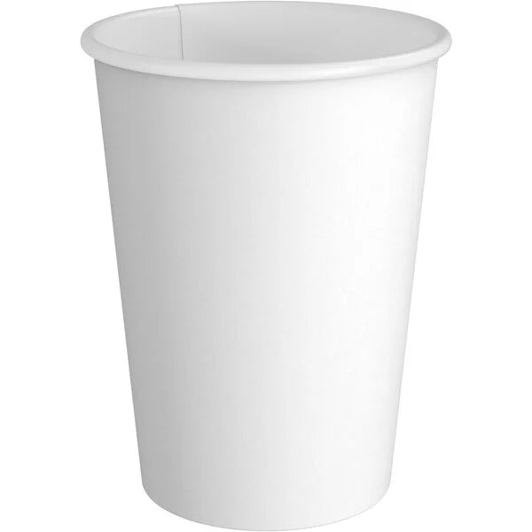 CoHo 12oz Hot White Coffee Cup (1,000ct)