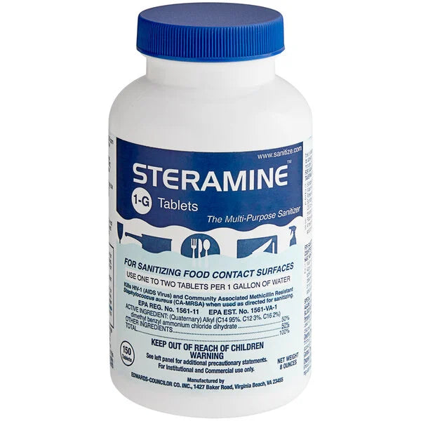Steramine Sanitizer Tablets