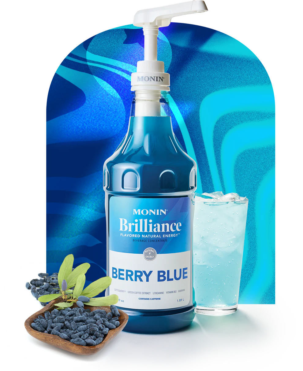 Monin Brilliance Berry Blue 64oz
