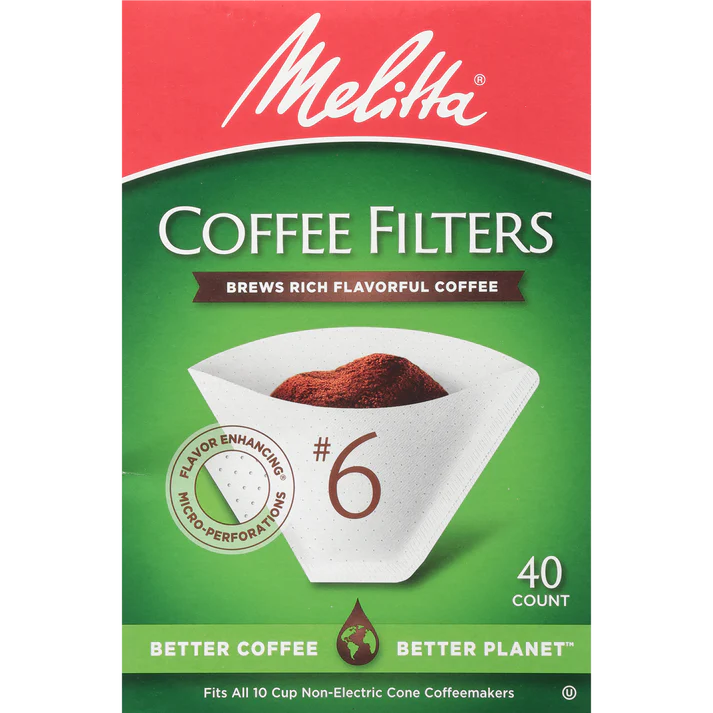 Melitta No. 6 Cone Filters