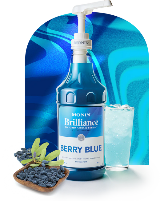 Monin Brilliance Berry Blue 64oz