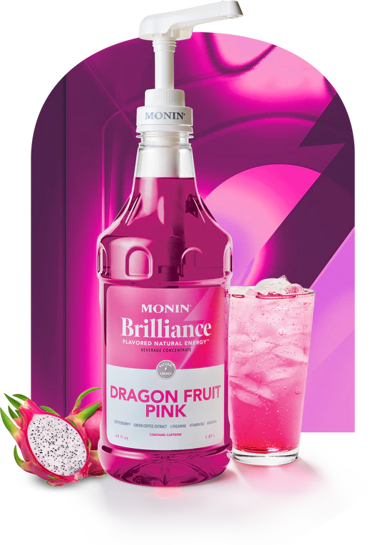 Monin Brilliance Dragon Fruit Pink 64oz